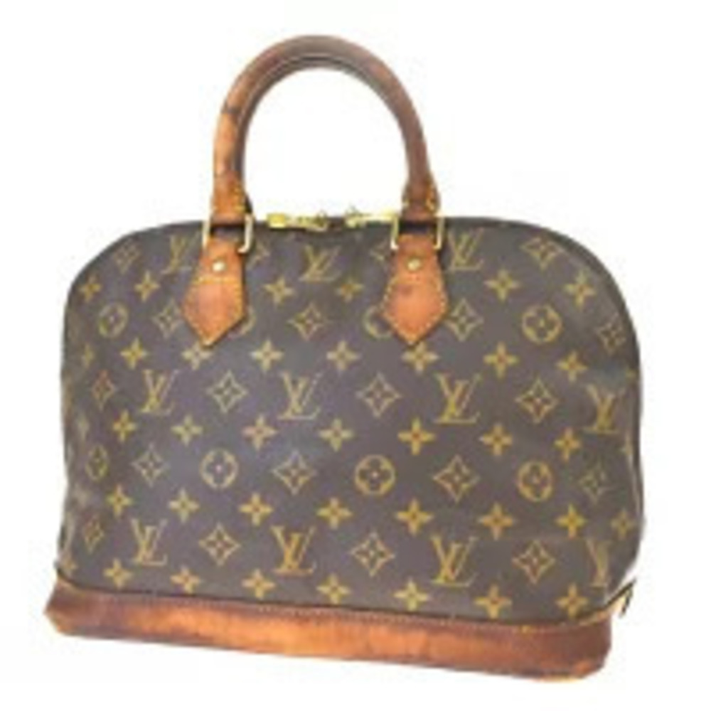 Louis Vuitton Alma Handbag Monogram Leather